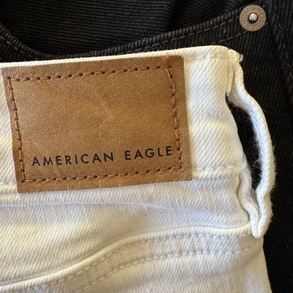 American Eagle White Skinny Jeans with Seam Details - Picture 5 of 5